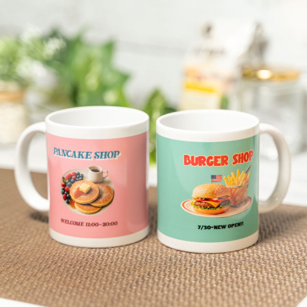 【最安】フルカラー陶器マグ 320ml