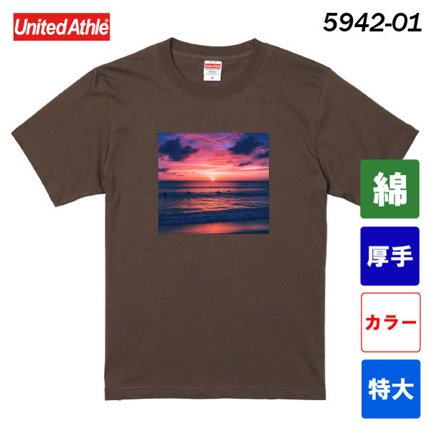 ユナイテッドアスレ　6.2オンス プレミアムTシャツ　5942-01（カラー・特大サイズ）