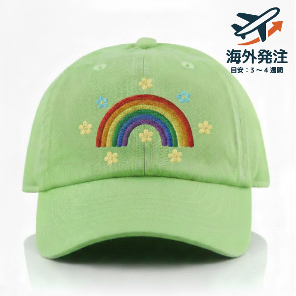 NEWHATTAN100% Cotton ストーンウォッシュドベースボールキャップ/ キッズサイズ　K05-O