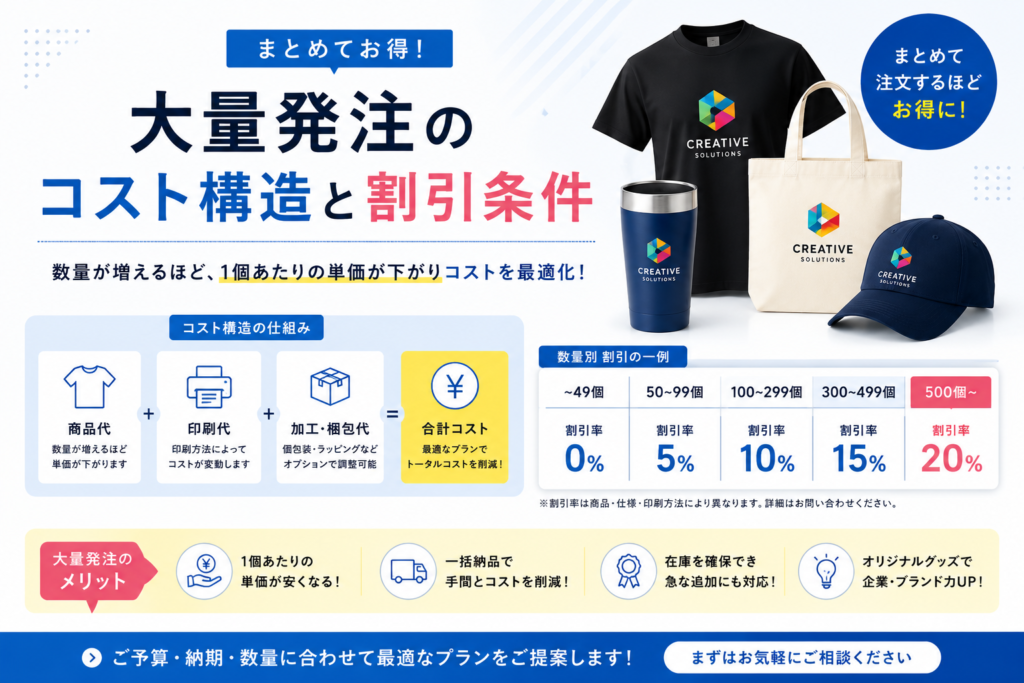 H2タグバナー画像：【大量発注のコスト構造と割引条件】
